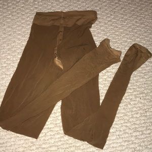 Hooters Tan Footless Tights